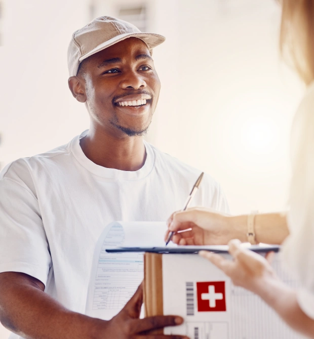 Healthcare professional improving personalized medication and wellness care delivery